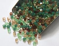 3/4 mm Persian Treasure  Designer Mixes Swarovski Bicone beads 36/72/144/432/720 Pieces loose beads mix beads, embroidery materials, decor