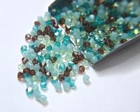 4mm Mediterranean Designer Mixes Swarovski Bicone beads 36/72/144/432/720 Pieces loose beads, mix beads, embroidery materials, craft supply