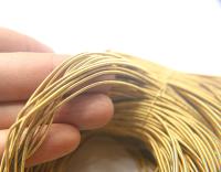 Brass Metallic French Wire, Bullion Wire, Gimp Wire 50/100/200/400 Grams embroidery threads, jewelry making