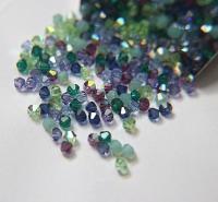 4mm Monet&#39;s Garden Designer Mixes Swarovski Bicone beads 36/72/144/432/720 Pieces loose beads mix beads, embroidery materials, vintage find