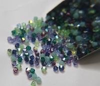 4mm Monet&#39;s Garden Designer Mixes Swarovski Bicone beads 36/72/144/432/720 Pieces loose beads mix beads, embroidery materials, vintage find