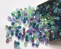 4mm Monet&#39;s Garden Designer Mixes Swarovski Bicone beads 36/72/144/432/720 Pieces loose beads mix beads, embroidery materials, vintage find