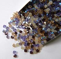 3/4mm Columbine Designer Mixes Swarovski Bicone beads 36/72/144/432/720 Pieces loose beads, mix beads, embroidery materials, craft supplies