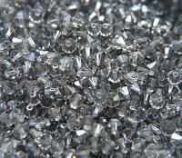Light Black Diamond (4mm) Swarovski Bicone 36/72/144/432/720 Pieces VINTAGE SWAROVSKI, jewelry findings, loose beads, embroidery materials