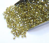 4mm Khaki Satin Swarovski Bicone Cuts Beads 36/72/144/432/720 Pieces jewelry making, loose beads