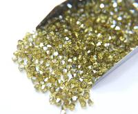 4mm Khaki Satin Swarovski Bicone Cuts Beads 36/72/144/432/720 Pieces jewelry making, loose beads