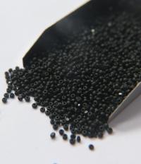 8/0 Charlotte Cut Beads Matt Black 10/20/50/250/500 Grams frosted glass beads, jewelry supply, vintage findings, craft supply, rare material