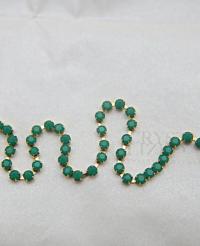 12 SS Swarovski Vintage Rhinestone Chain in Green Alabaster 3mm 0.5/1/2/5 Meters Wedding Bridal Supplies|Jewelry Making|Decoration, strass