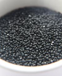 13/0 Charlotte true Cut Beads Matt Black 5/10/20/50/250/500 Grams Premium Seed Beads
