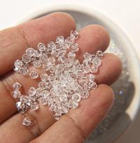 4/5 Crystal Swarovski Bicone loose Beads 12/36/72/144/432/720 Pieces (001) white beads, embroidery materials, wedding embellishments
