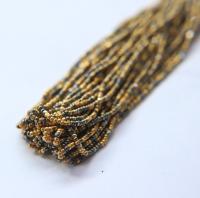 13/0 Hanks Charlotte Cut Beads Metallic Gold Patina 1/5/25/50/100 Hanks 2.0mm jewellery rare glass beads, jewelry supply, findings, craft