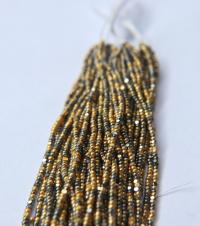 13/0 Hanks Charlotte Cut Beads Metallic Gold Patina 1/5/25/50/100 Hanks 2.0mm jewellery rare glass beads, jewelry supply, findings, craft