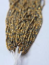 13/0 Hanks Charlotte Cut Beads Metallic Gold Patina 1/5/25/50/100 Hanks 2.0mm jewellery rare glass beads, jewelry supply, findings, craft