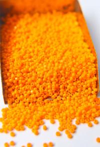 11/0 Charlotte true Cut Beads Opaque Light Orange 10/20/50/250/500 Grams Premium Seed Beads