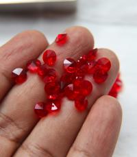 6mm SWAROVSKI 6428 Rivoli Crystal Pendant Beads in (13 Colors) 2/4/24/72/144 Pieces PREMIUM Materials, Crystal findings