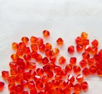 6mm Fireopal Swarovski Bicone 12/36/72/144/288 Pieces (237) embroidery materials, rare jewelry findings, craft supplies, premium findings