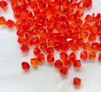 6mm Fireopal Swarovski Bicone 12/36/72/144/288 Pieces (237) embroidery materials, rare jewelry findings, craft supplies, premium findings