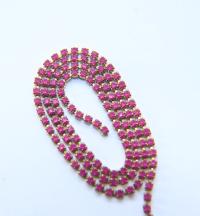 18PP Rhinestone Chain Swarovski vintage Matt 2.5 mm Wedding Bridal Supplies VINTAGE Jewelry Making decorations