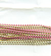 18PP Rhinestone Chain Swarovski vintage Matt 2.5 mm Wedding Bridal Supplies VINTAGE Jewelry Making decorations