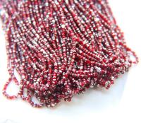 13/0 Charlotte Cut Beads Patina Transparent Light Siam Silver 5/10/20/50/250/500 Grams glass beads, jewelry supply, findings, craft supply