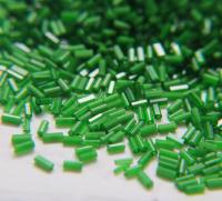 True Cuts Size 2 (2x4mm) Bugle Beads 5/10/20/50/250/500 Grams Sapphire Preciosa Ornella loose tube beads, embroidery materials, vintage