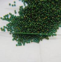 11/0 True cuts Charlotte  Beads Teal Green Yellow Lined 10/20/50/250/500 Grams PREMIUM SEED BEADS, Native Supply