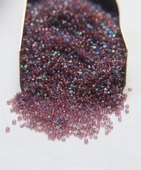 13/0 Charlotte Cut Beads Patina Light Amethyst Aurore Boreale 5/10/20/50/250/500 Grams PREMIUM MATERIALS