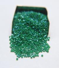 11/0 Charlotte true Cut Beads Patina Opal Green Aurore Boreale 10/20/50/250/500 Grams native beads supply, embroidery