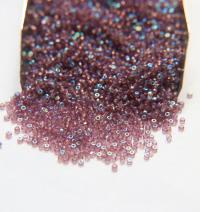 13/0 Charlotte Cut Beads Patina Light Amethyst Aurore Boreale 5/10/20/50/250/500 Grams PREMIUM MATERIALS
