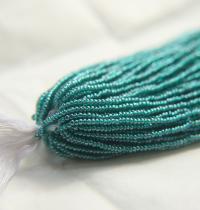 11/0 Czech Seed Bead Czech Seed Bead, Teal Green Luster 1/5/25/50/100 Full hanks Preciosa Ornella loose beads, mix beads, embroidery