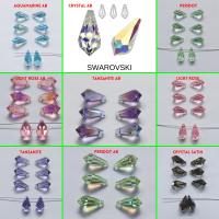 15X7.5 Swarovski Pendants Crystal 6000 Teardrop drop Pendant (10 Colors) 2/6/12/36/72/144 Pieces jewelry making, charms, wedding decorations