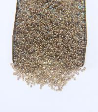 13/0 Patina Cream Lined Aurore Boreale Charlotte true Cut Beads 10/20/50/250/500 Grams PREMIUM SEED BEADS, Rare Beads