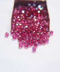 5mm Swarovski Elements Article 5000 Fuchsia Aurore Boreale Faceted Round Beads 6/12/36/172/44/288/720 Pieces