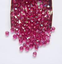 5mm Swarovski Elements Article 5000 Fuchsia Aurore Boreale Faceted Round Beads 6/12/36/172/44/288/720 Pieces