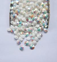 6mm SWAROVSKI 6428 Rivoli Crystal Pendant Beads in (13 Colors) 2/4/24/72/144 Pieces PREMIUM Materials, Crystal findings