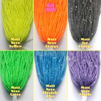 13/0 Hanks Charlotte Cut Beads in MATT Neon Linings 1/5/25/50/100 Hanks 1.6mm jewellery rare glass beads, native supply