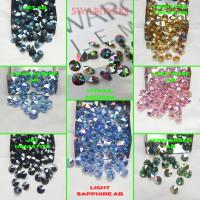 8mm SWAROVSKI 6200 Rivoli Crystal Pendant Beads (17 Colors) 2/4/24/72/144 Pieces PREMIUM Materials