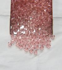 5mm Rose Peach Swarovski Bicone beads Cuts 12/36/72/144/432/720 Pieces (550) VINTAGE SWAROVSKI, jewelry making, embroidery materials, craft