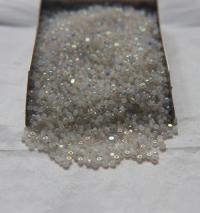 11/0 Charlotte Cut Beads Patina White Opal Aurore Boreale 10/20/50/250/500 Grams PREMIUM MATERIALS