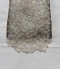 11/0 Charlotte Cut Beads Patina White Opal Aurore Boreale 10/20/50/250/500 Grams PREMIUM MATERIALS