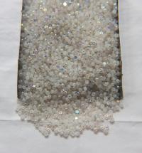 11/0 Charlotte Cut Beads Patina White Opal Aurore Boreale 10/20/50/250/500 Grams PREMIUM MATERIALS