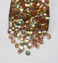 6mm SWAROVSKI 6428 Rivoli Crystal Pendant Beads in (13 Colors) 2/4/24/72/144 Pieces PREMIUM Materials, Crystal findings