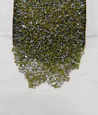 13/0 Charlotte Cut Beads Patina Opaque Olivine Silver 5/10/20/50/250/500 Grams craft supplies, jewelry making, embroidery materials