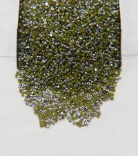 13/0 Charlotte Cut Beads Patina Opaque Olivine Silver 5/10/20/50/250/500 Grams craft supplies, jewelry making, embroidery materials