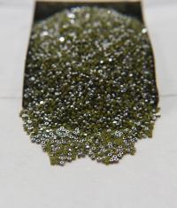 13/0 Charlotte Cut Beads Patina Opaque Olivine Silver 5/10/20/50/250/500 Grams craft supplies, jewelry making, embroidery materials