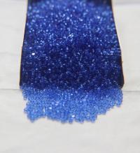 11/0 Charlotte true Cut Beads Transparent Light Sapphire 10/20/50/250/500 grams PREMIUM SEED Beads, vintage supplies