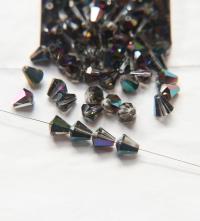 5400 Vintage 7x8 mm Swarovski crystal bead cone shape (4 Colours) Swarovski Elements 2/6/12/36 Pieces, jewelry making