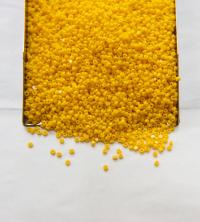 13/0 Charlotte Cut Beads 1.6 MM 83130 Dark Yellow Opaque 5/10/20/50/250/500 Grams craft supplies, jewelry making, embroidery materials