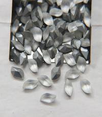 Vintage Swarovski Matt Crystal Fancy Stone 10.5mm x 6mm 6/12/36/144 Pieces gemstones, jewlery making, matt zirconium