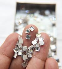Swarovski Crystal 2400 Square Flat Back Crystal 24/72/144/432/720 Pieces Nail art decoration, craft supplies, wedding decorations, sparkles